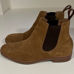 J. Crew Tan Suede Chelsea Boot